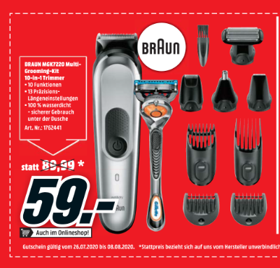 braun multi grooming kit mgk7220