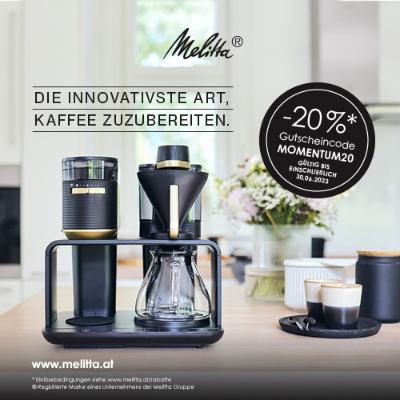 20% Rabatt sparen im Melitta® Online Shop auf das Momentum Sortiment